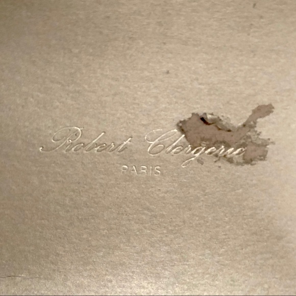 Robert Clergerie Blue Suede Platforms, sz 37.5 - Picture 10 of 11